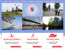 Tablet Screenshot of amsterdamcruiseport.com